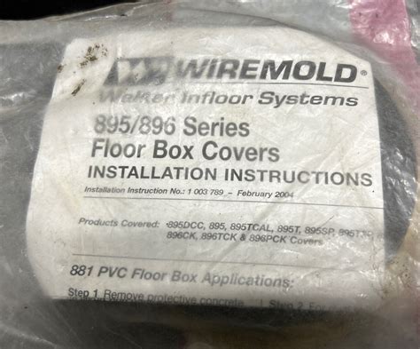 wiremold walker infloor systems